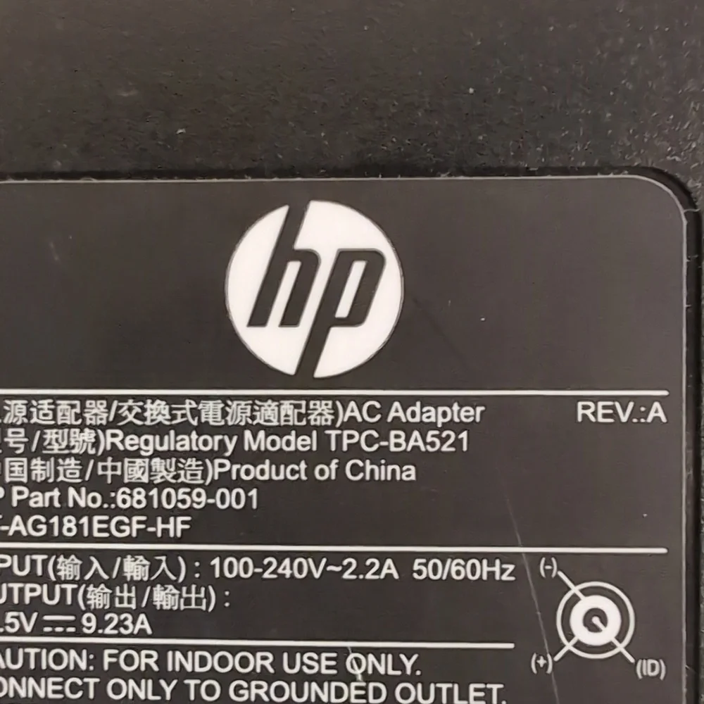 HP TPC-BA521 180W AC Adapter OEM HP Power Supply 19.5V 9.23A